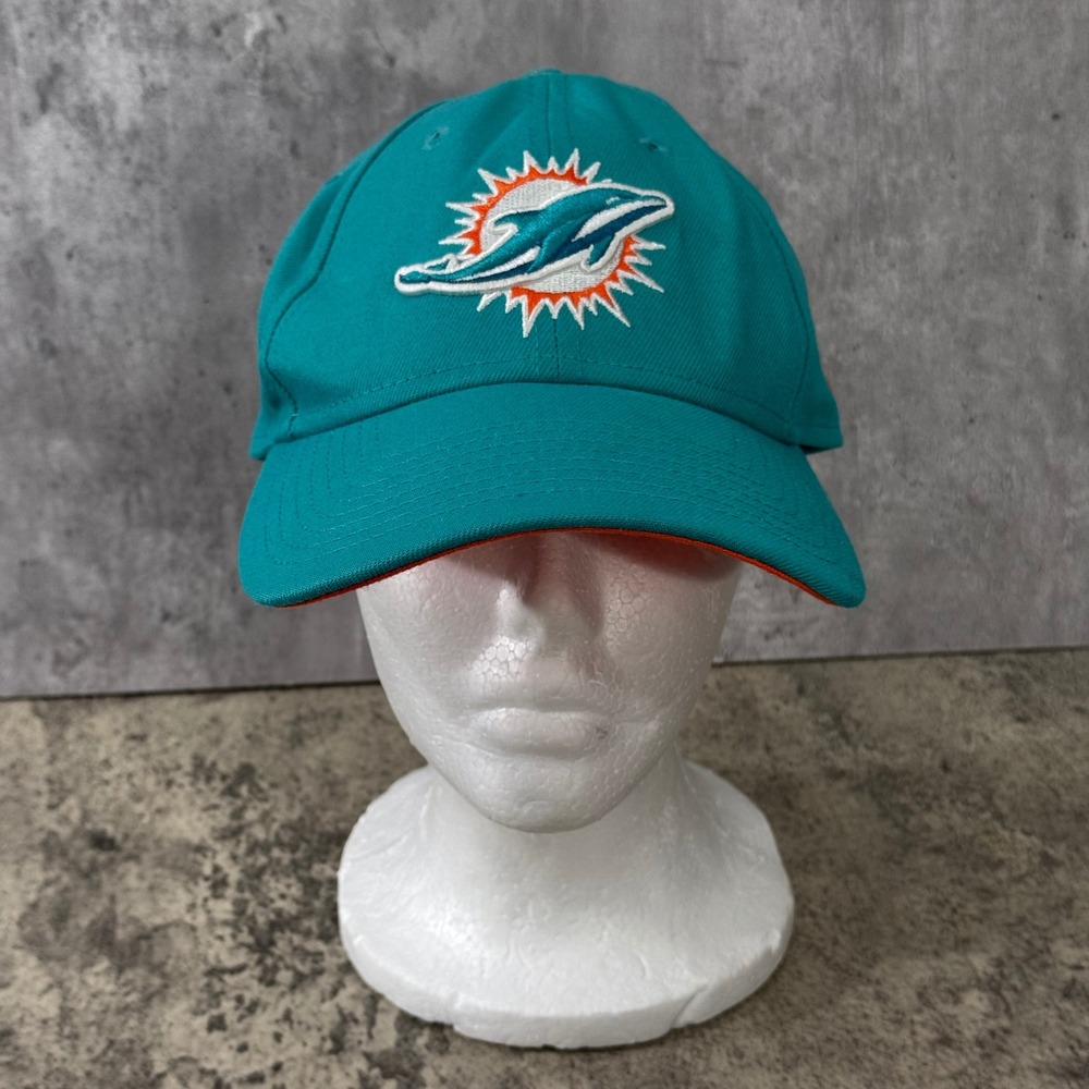 Miami Dolphins New Era 9FORTY Hat OS Aqua Adjustable NFL Cap